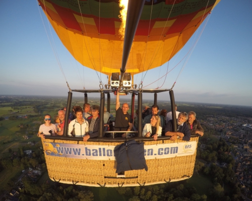 Ballonvaart vanaf Nijverdal naar Kasteel Weldam